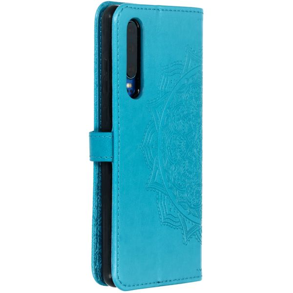 Mandala Bookcase Huawei P30 - Turquoise