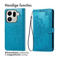 imoshion Mandala Bookcase Oppo Find X9 Pro - Turquoise