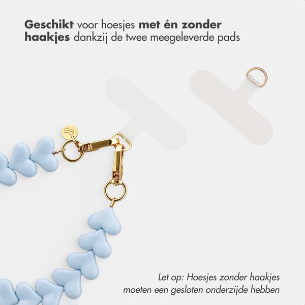 Selencia Lova Hartjes Polskoord - Powder Blue