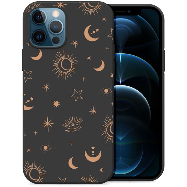 imoshion Design hoesje iPhone 12 (Pro) - Stars Sky