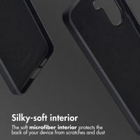 Accezz Leather Back Cover with MagSafe Samsung Galaxy S26 - Onyx Black
