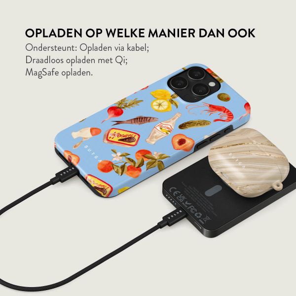 Burga Magnetic Powerbank 5.000 mAh - Geschikt voor MagSafe en Qi2 - Al Fresco / Gunmetal
