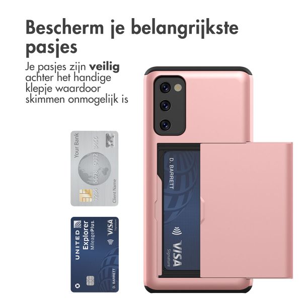 imoshion Backcover met pasjeshouder Samsung Galaxy S20 FE - Rosé Goud