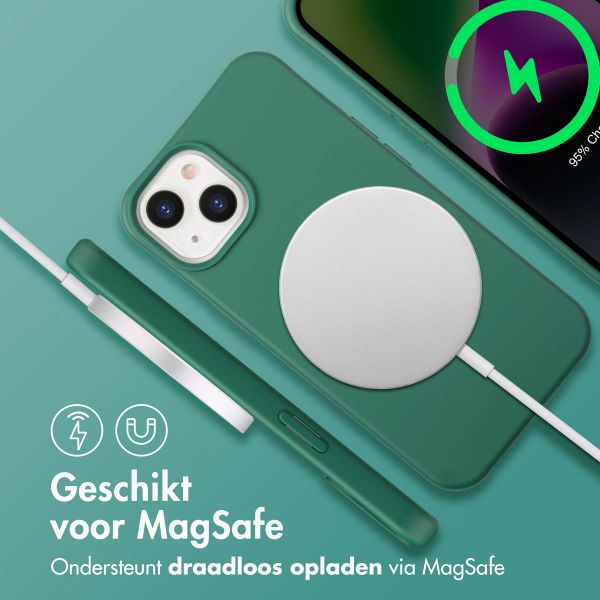 imoshion Color Backcover met afneembaar koord MagSafe Apple iPhone 14 - Donkergroen