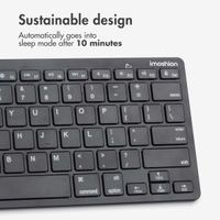 imoshion Wireless Bluetooth Keyboard - Wireless Keyboard - QWERTY - Black
