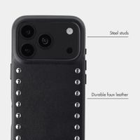 Selencia Studs Case with MagSafe Apple iPhone 18 Pro Max / 17 Pro Max - Velvet Black