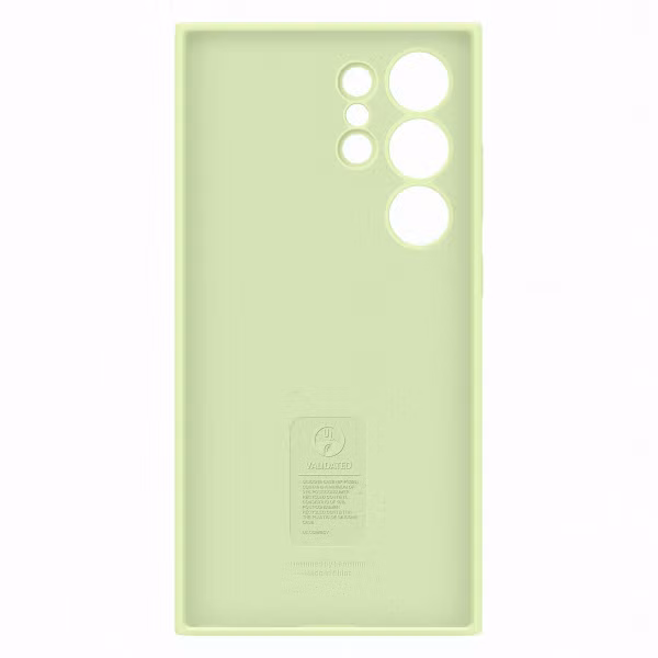 Samsung Originele Silicone Backcover Samsung Galaxy S24 Ultra - Light Green