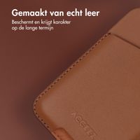 Accezz Leather Cardholder MagSafe - Kaarthouder met MagSafe - Sienna Brown