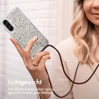 imoshion Design hoesje met koord Samsung Galaxy A56 - Desert Dots