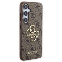 Guess 4G Metal Logo Backcover Samsung Galaxy S24 Plus - Bruin