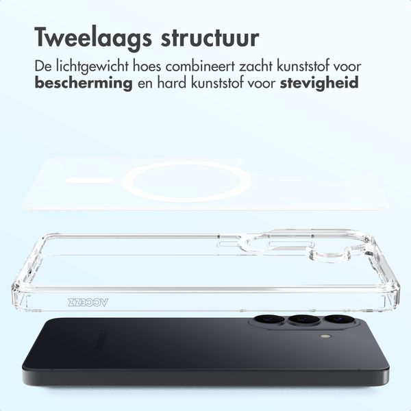 Accezz Xtreme Impact Backcover met MagSafe Samsung Galaxy S26 Ultra - Transparant