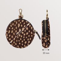 Selencia Nova Real Leather Mini Pouch - Fawn Chic