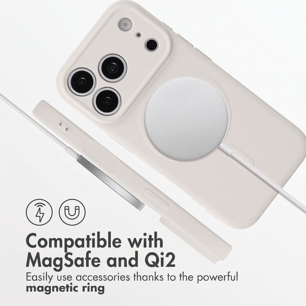 imoshion Colour Back Cover with MagSafe Apple iPhone 18 Pro Max / 17 Pro Max - Beige