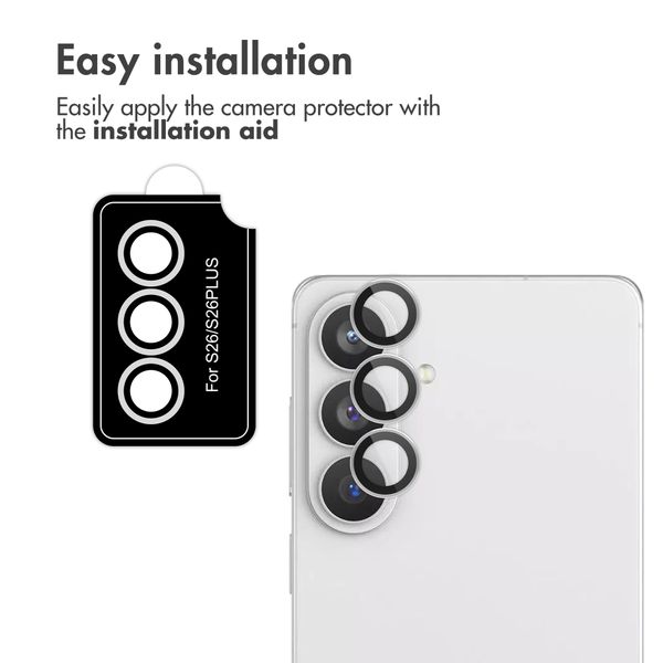 imoshion Camera Protector Glass 2-pack Samsung Galaxy S26 Ultra - Silver