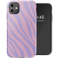 Selencia Vivid Tough Backcover iPhone 11 - Zebra Light Pink Lilac