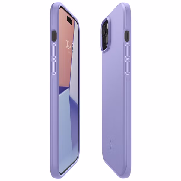 Spigen Thin Fit Backcover Apple iPhone 15 - Iris Purple