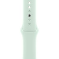 Apple Sport Band Apple Watch Series 1 t/m 9 / SE (38/40/41 mm) | Series 10 / 11 (42 mm) - Maat S/M - Aquamarine