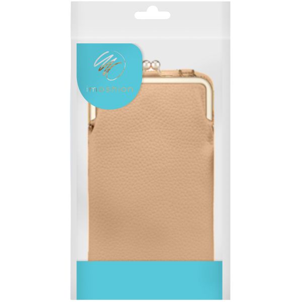 imoshion Vegan Lederen Telefoontasje Crossbody - Beige