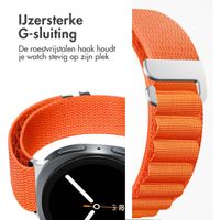 imoshion Nylon Alpine bandje Samsung Galaxy Watch 8 (40/44mm) / Classic (46mm) - Oranje