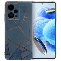 imoshion Design hoesje Xiaomi Redmi Note 12 Pro (5G) - Blue Graphic