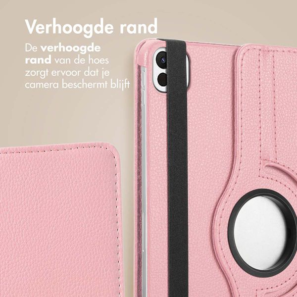 imoshion 360° draaibare Bookcase Apple iPad Pro 13 (2025) M5 / (2024) M4 - Roze