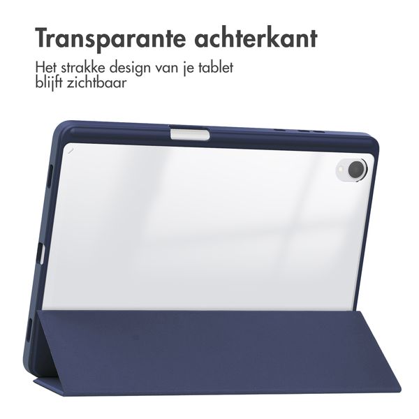 imoshion Trifold Hardcase Bookcase Samsung Galaxy Tab S11 - Donkerblauw