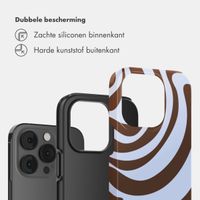 Selencia Vivid Backcover Apple iPhone 14 Pro - Dream Swirl Chocolate