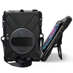 Accezz Full Protective backcover met strap Samsung Galaxy Tab Active 5 Pro / 4 Pro - Zwart