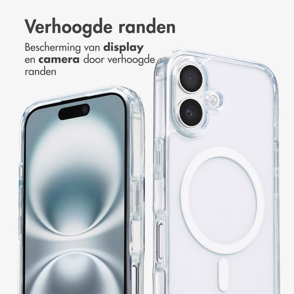 imoshion MagSafe Backcover met afneembaar koord Apple iPhone 16 Plus - Transparant