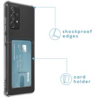 imoshion Softcase Backcover met pashouder Samsung Galaxy A72 - Transparant