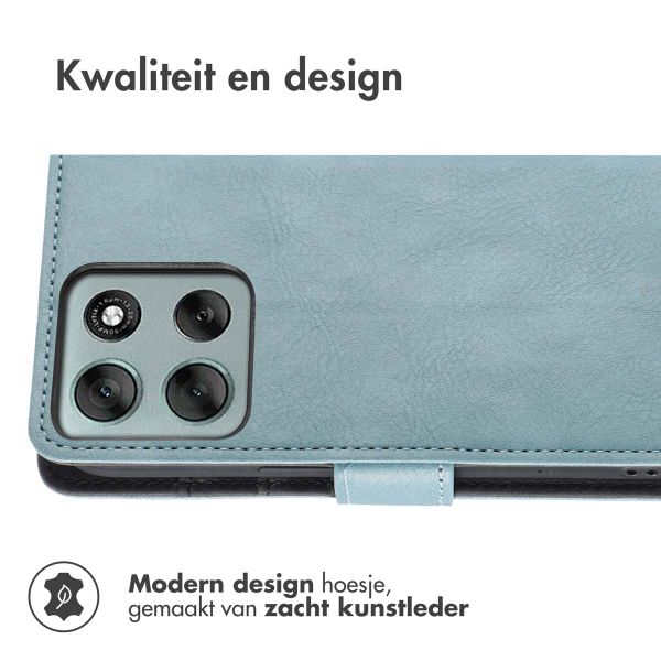 imoshion Luxe Bookcase Motorola Moto G86 Power - Lichtblauw