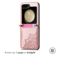 imoshion Mandala Bookcase Samsung Galaxy Z Flip 5 - Rosé Goud