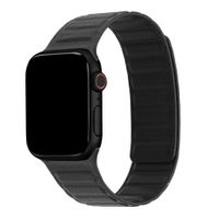 Accezz Magnetic genuine leather band Apple Watch | 38/40/41/42 mm - Black
