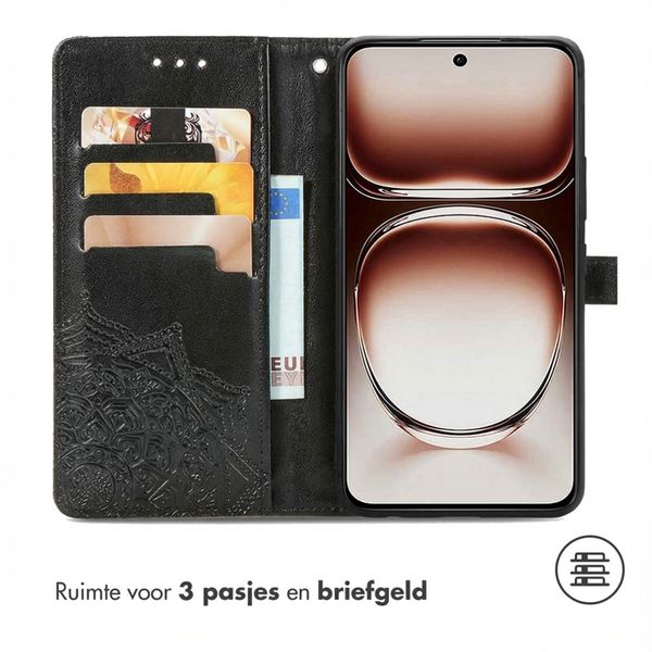 imoshion Mandala Bookcase Oppo A80 5G - Zwart