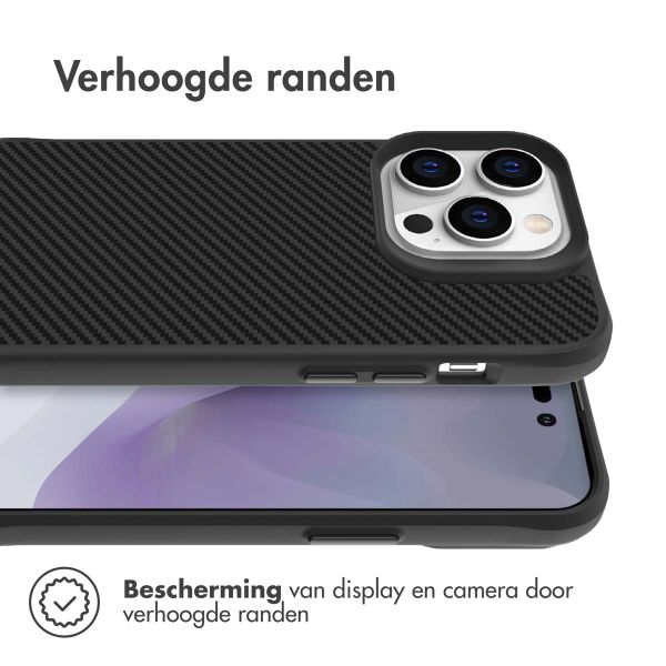 imoshion Rugged Hybrid Carbon Case iPhone 14 Pro Max - Zwart