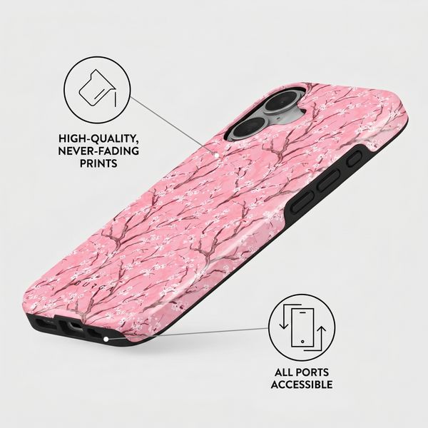 Burga Tough Back Cover with MagSafe Apple iPhone 16 - Sakura