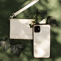 Selencia Uitneembare Slang Clutch Samsung Galaxy S10 - Wit