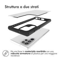 imoshion Rugged Hybrid Case Samsung Galaxy S22 Ultra - Zwart