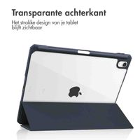 imoshion Trifold Hardcase Bookcase iPad Air 11 inch (2025) M3 / (2024) M2 / Air 5 (2022) / Air 4 (2020) - Donkerblauw