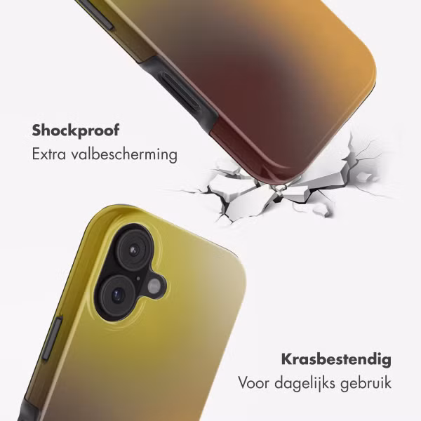 Selencia Vivid Backcover met MagSafe Apple iPhone 17 Pro - Gradient Olive Dust