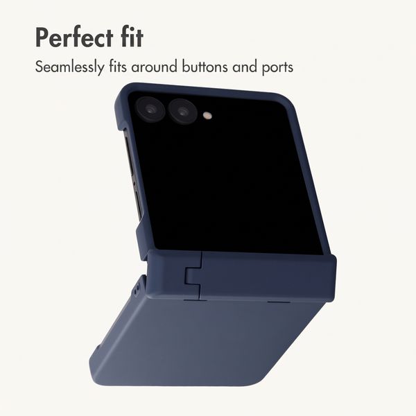 imoshion Colour Back Cover with Stand Samsung Galaxy Z Flip 8 - Dark Blue