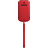 Apple Leather Sleeve MagSafe Apple iPhone 12 (Pro) - Scarlet Red