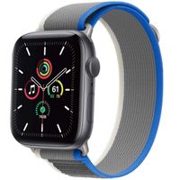 imoshion Nylon Trail bandje Apple Watch Series 1-10 / SE / Ultra (2) - 42/44/45/46/49 mm - Blue Grey