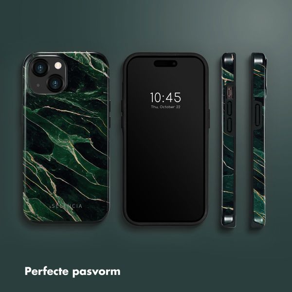 Selencia Vivid Tough Backcover iPhone 15  - Chic Marble Quartz