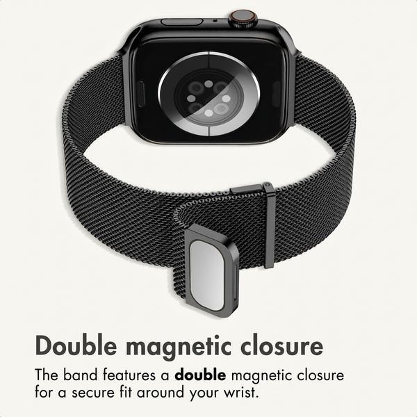imoshion Milanese Magnetic Band Apple Watch | 38/40/41/42 mm - Black