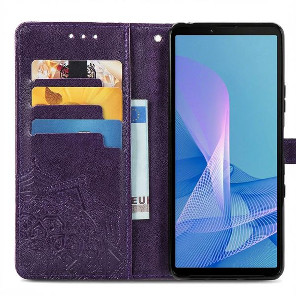 imoshion Mandala Bookcase Sony Xperia 10 III - Paars