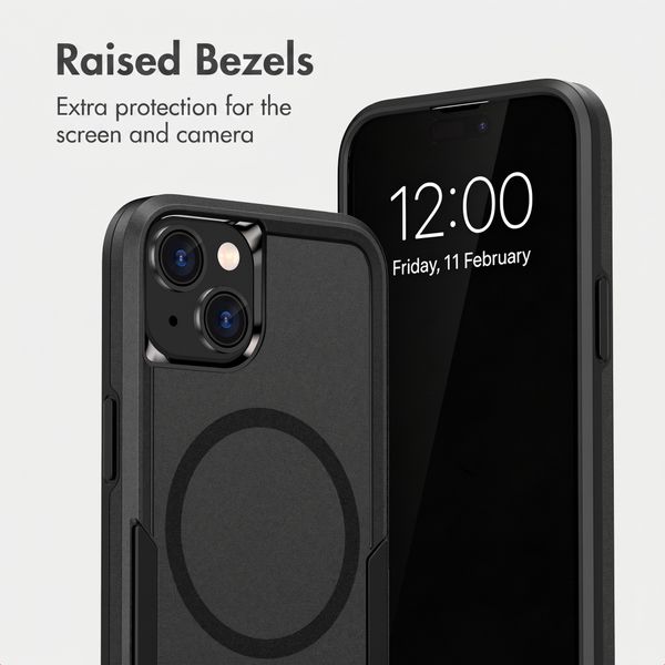 imoshion Back Cover with MagSafe Apple iPhone 15 - Black