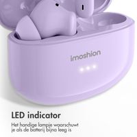 imoshion Aura Pro Draadloze In-ear Oordopjes - Active Noise Cancelling (ANC) - Lavender Lilac
