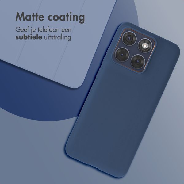 imoshion Color Backcover Motorola Edge 70 Fusion - Donkerblauw