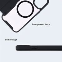 imoshion Transparent Bookcase with MagSafe Apple iPhone 15 - Black